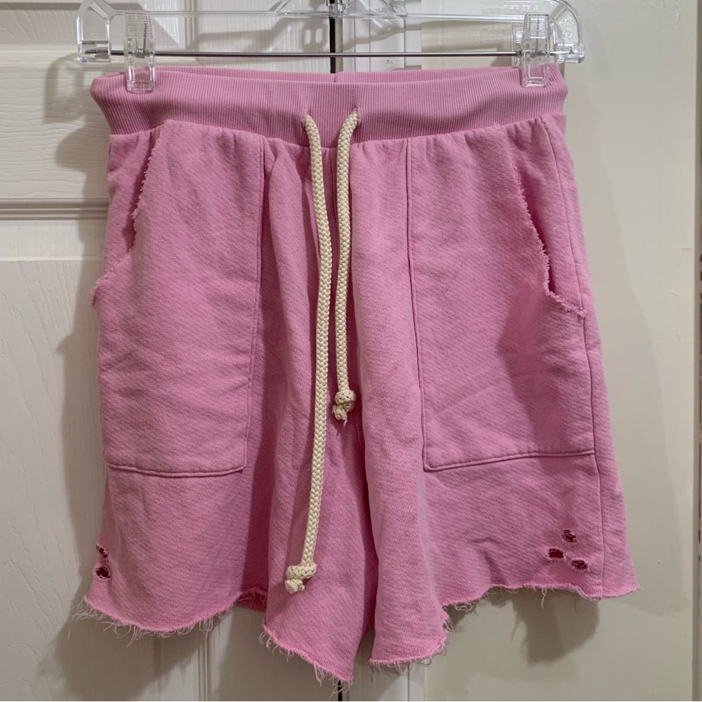 Electric & Rose 100% Cotton Pink Shorts with Elastic and Tie Waist Size XS